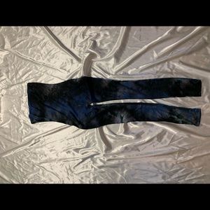 tie-dye sleeveless unitard